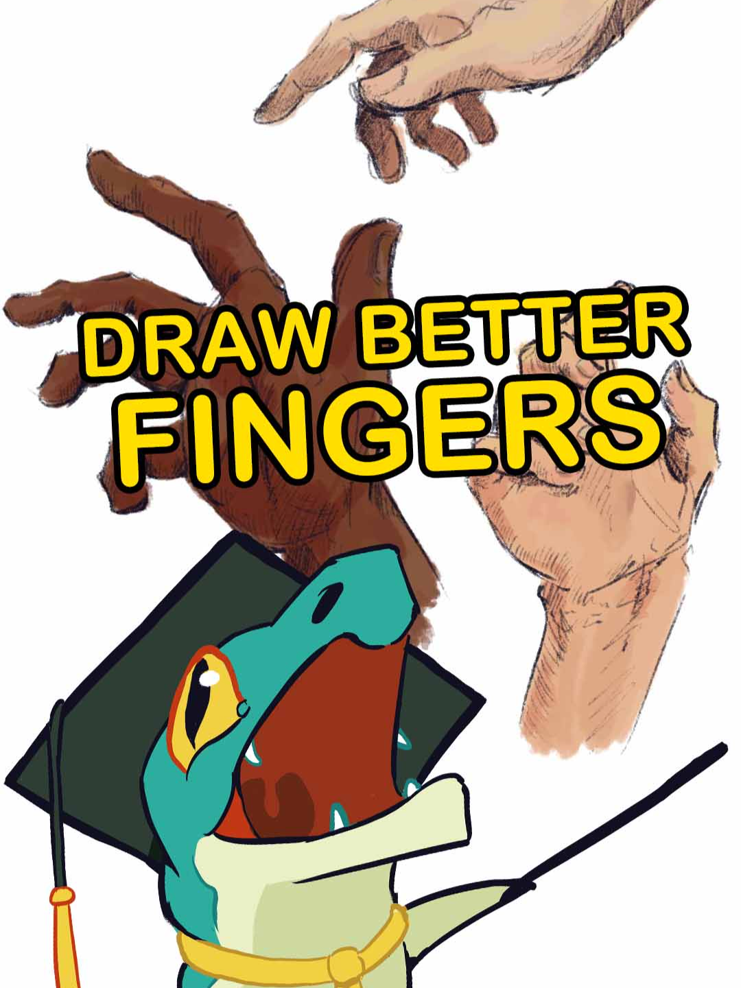 it’s important to be expressive! ✌ here’s a reliable way to draw fingers. -mallow #lifedrawing #arthacks #arttips #arttutorials #artclass #artstudy #howtodraw #smallartpage #smallartist #lifedrawingtips