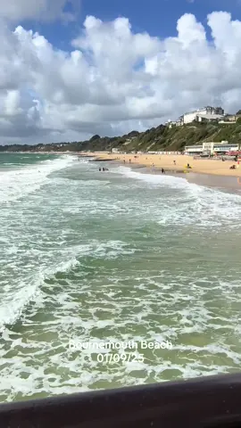 01/09/25 Bournemouth beach #september #bournemouth #fyp #beachvibes #dorset 