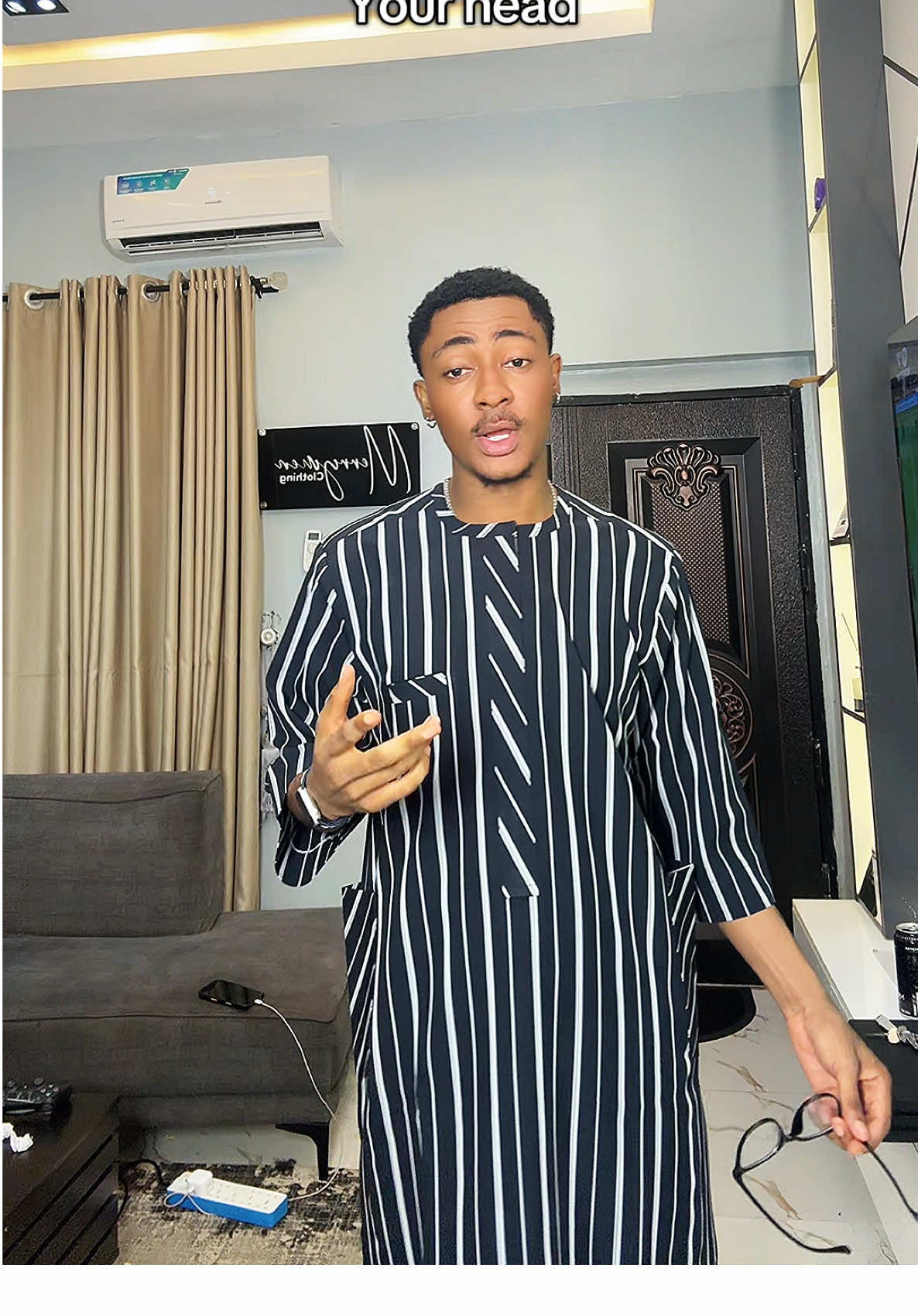 My bro you sharp die💯🧃 #outfit #stripe #senator #fashiondesignerinportharcourt #tailor