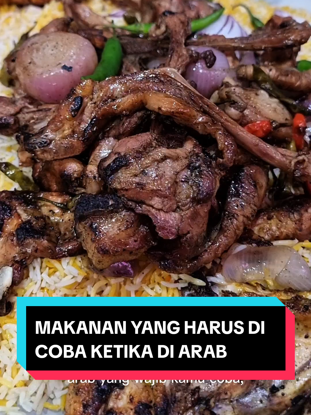makanan Khas Arab nasi mandi yang wajib kamu coba ketika di Makkah-Madinah. #fyp  #viraltiktok  #viral  #nasimandhi 