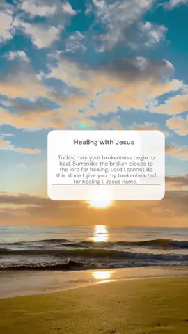 Today, may your brokenness begin to heal. Surrender the broken pieces to the lord for healing. Lord, I cannot do this alone I give you my broken-heart for healing in Jesus name I pray I love you, Sonia ❤️@iamlifecoaching.com 