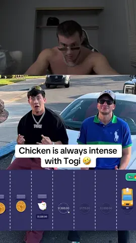 Chicken is always intense with Togi 🤣 #togi #kick #streamer 