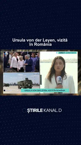 Ursula von der Leyen, vine astăzi în România. 🔵 Șefa Comisiei Europene va ajunge la Constanța, unde va vizita Baza 75 Aeriană “Mihail Kogălniceanu” și Portul Militar. 🔵 Totodată va avea întrevederi cu președintele Nicușor Dan, dar și cu oficiali ai Armatei. #stirilekanald #kanaldromania #ursulavonderleyen #vizitaoficiala #romania #intrevederi #intalniri 