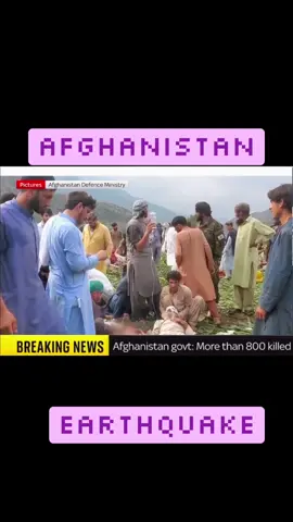 Afghanistan Earthquake. #foryou #fyp #earthquake #afghanistan 