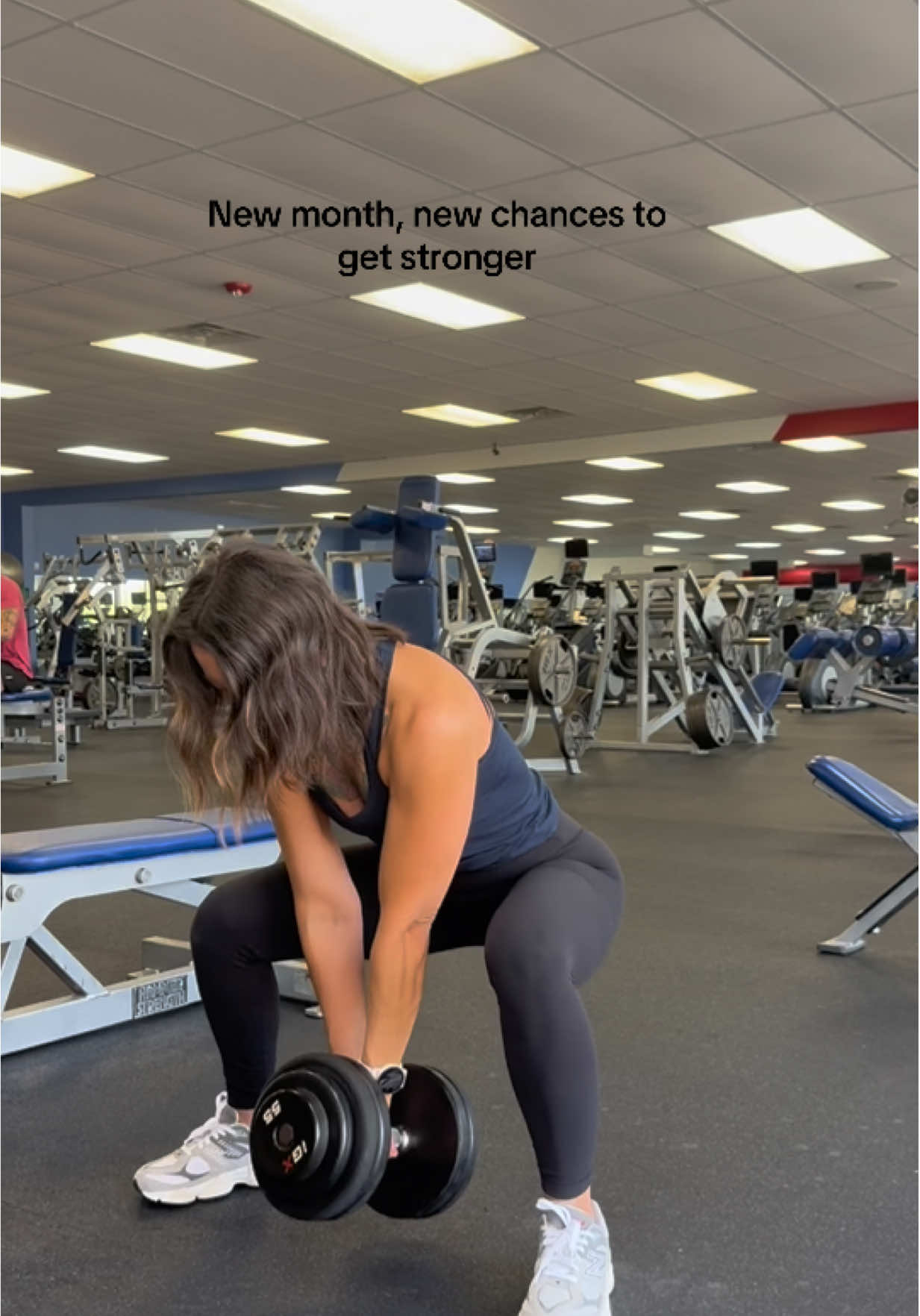 Show up for yourself, one workout, one choice, one day at a time #gym #womenwholift #Fitness #gymmotivation #healthylifestyle 
