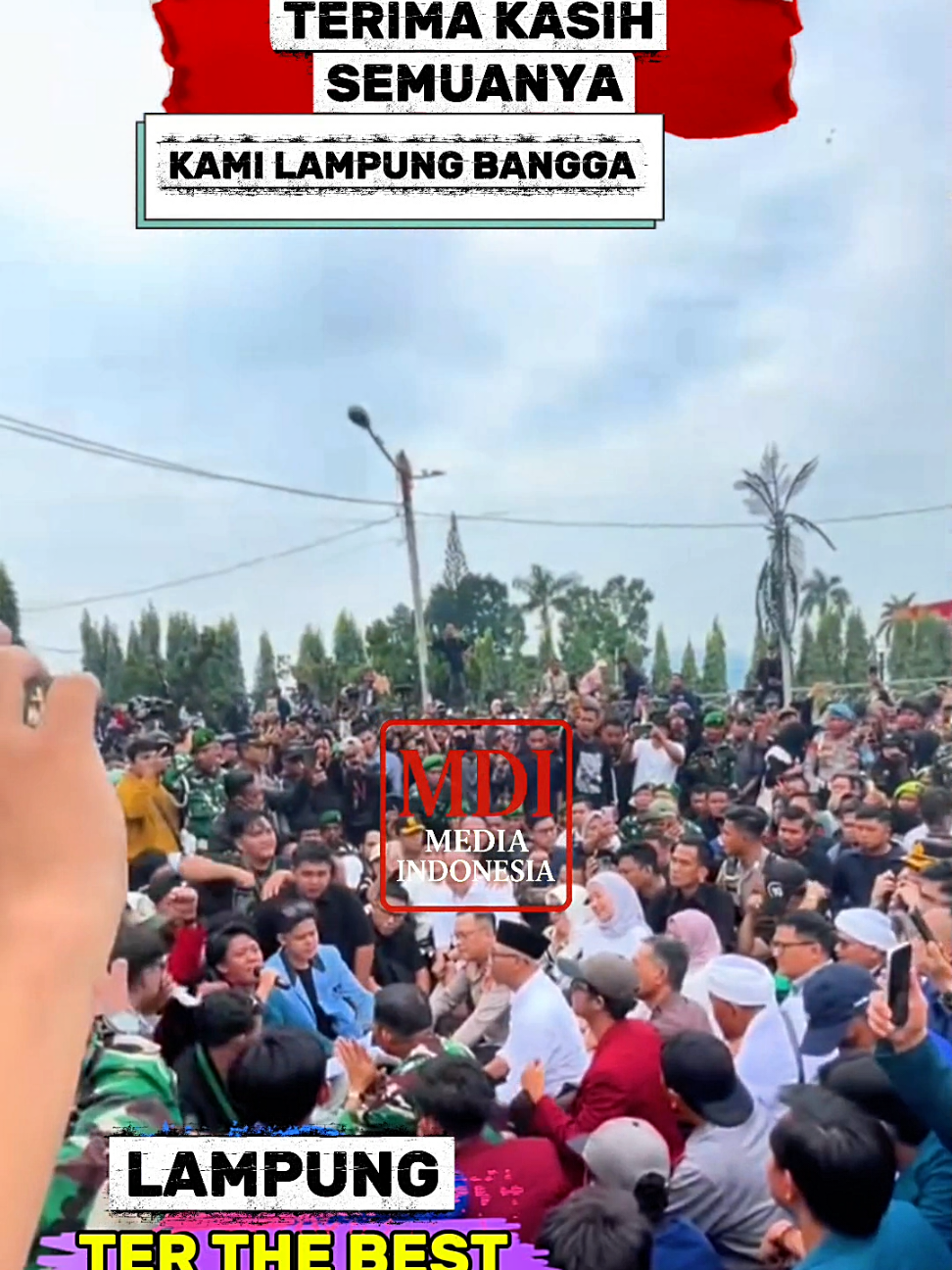 KITA BUKTIKAN LAMPUNG BEDA DARI KOTA YANG LAIN, TERIMA KASIH SEMUANYA SEMOGA TERWUJUD MERDEKA INDONESIA #lampungcintadamai #titikcerah #demonstrasi #lampungpride 