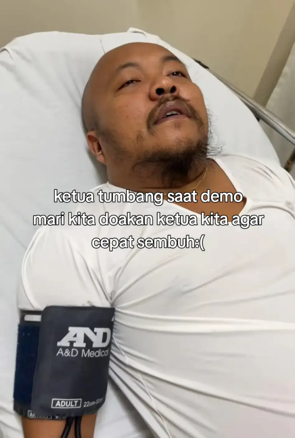 ketua kita tumbang saat demo bree mari do'a kan ketua kita agar cepat sembuh dan bisa beraktivitas kembali 🥺😭 #ketuanagahitam #mlbbcreatorcamp  #sadstory #ketuatumbang #masukberandafypシ 