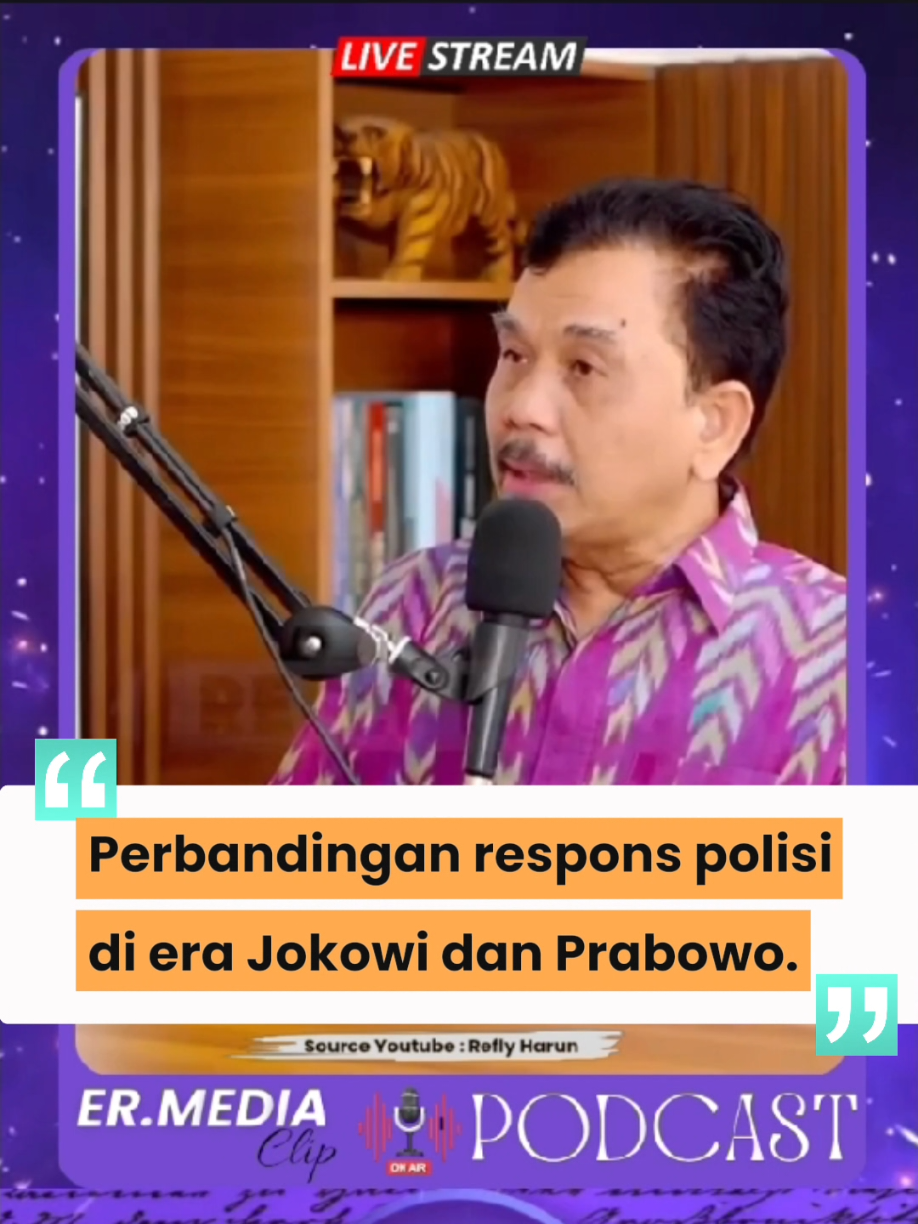 Ungkap Perbedaan Sikap Polisi Era Jokowi vs Prabowo, Apa Saja? #fyp #fypシ #podcast 