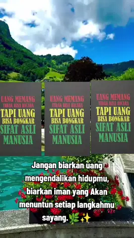 #Uangdaniman#Hidupbermakna