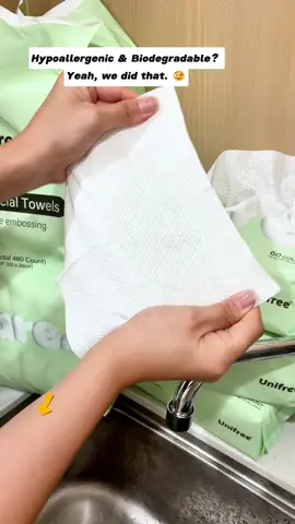 Tired of washing makeup stains off your towels? This is your solution.#unifreeus #clean #facetowel #skincareroutine #makeup 
