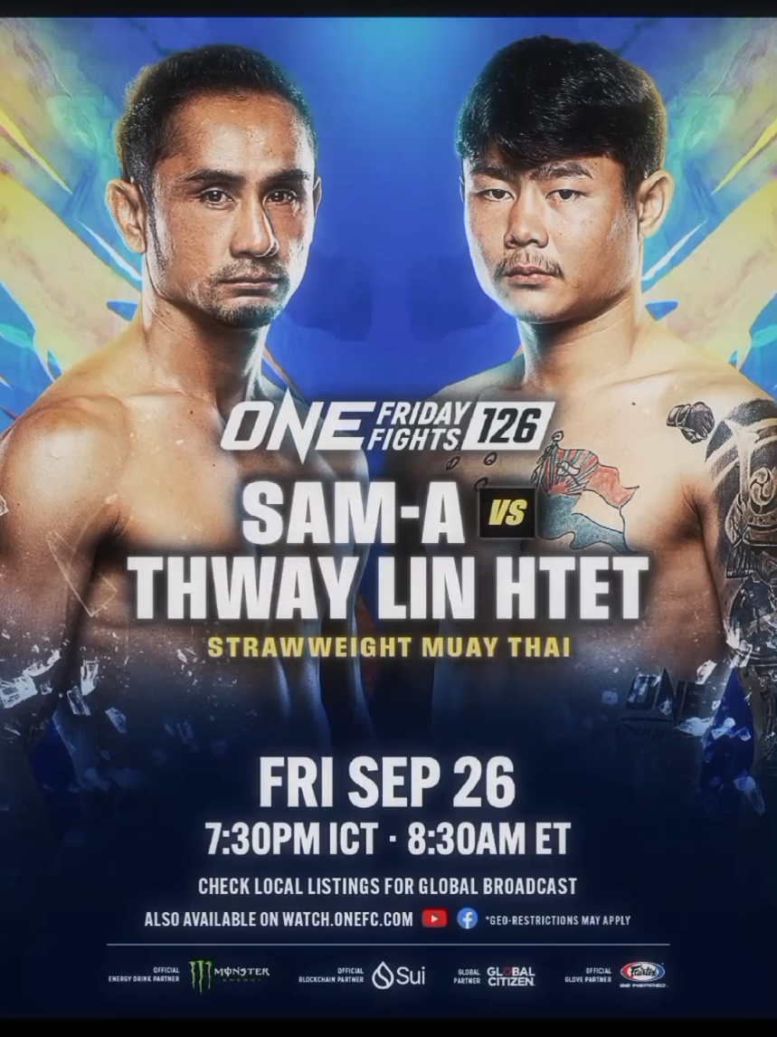 Sam-A vs Thway Lin Htet #one #onechampionship #muaythai #fyp #fypシ゚ 