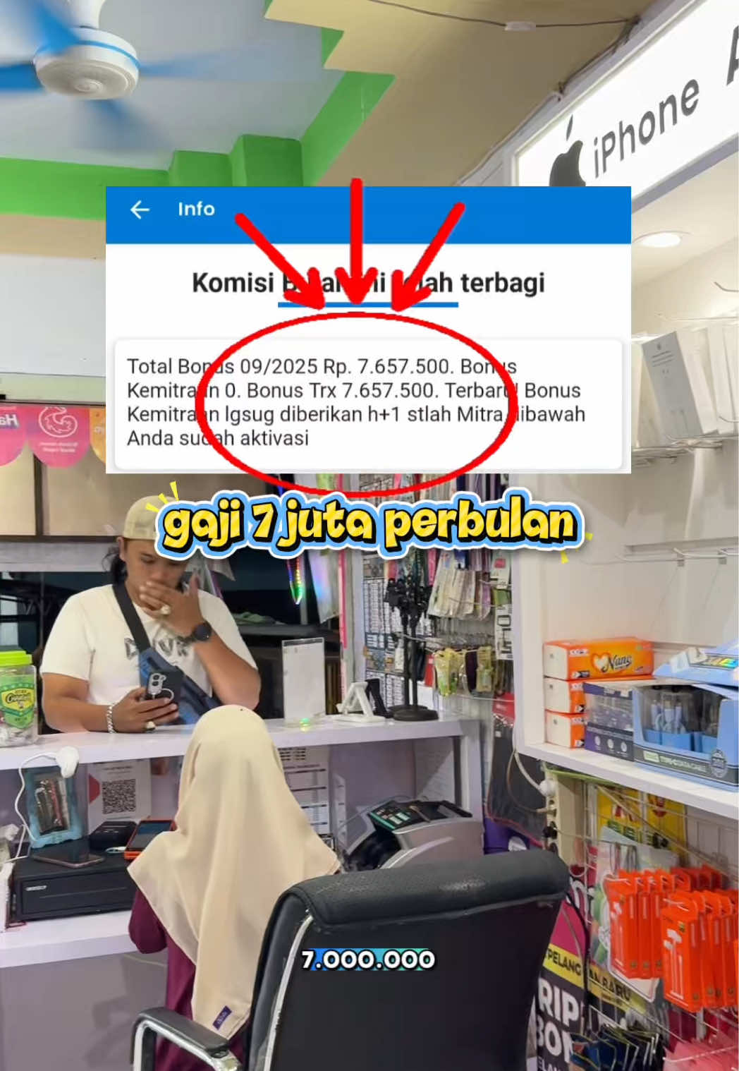 MasyaAllah Alhamdulillah terimakasih @Fastpay Indonesia 🥹🫶🏼 #fastpay #konterpemula #bisnisanakmuda #agenfastpay 