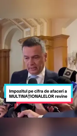 Coaliția de guvernare a stabilit, luni, să reintroducă impozitul de 1% pe cifra de afaceri pentru companiile cu cifră de afaceri mai mare de 50 de milioane de euro. Decizia a fost luată după ce, vineri, Executivul a aprobat legea care elimina taxa. #soringrindeanu #economie #impozit #stirilezilei #gandul 