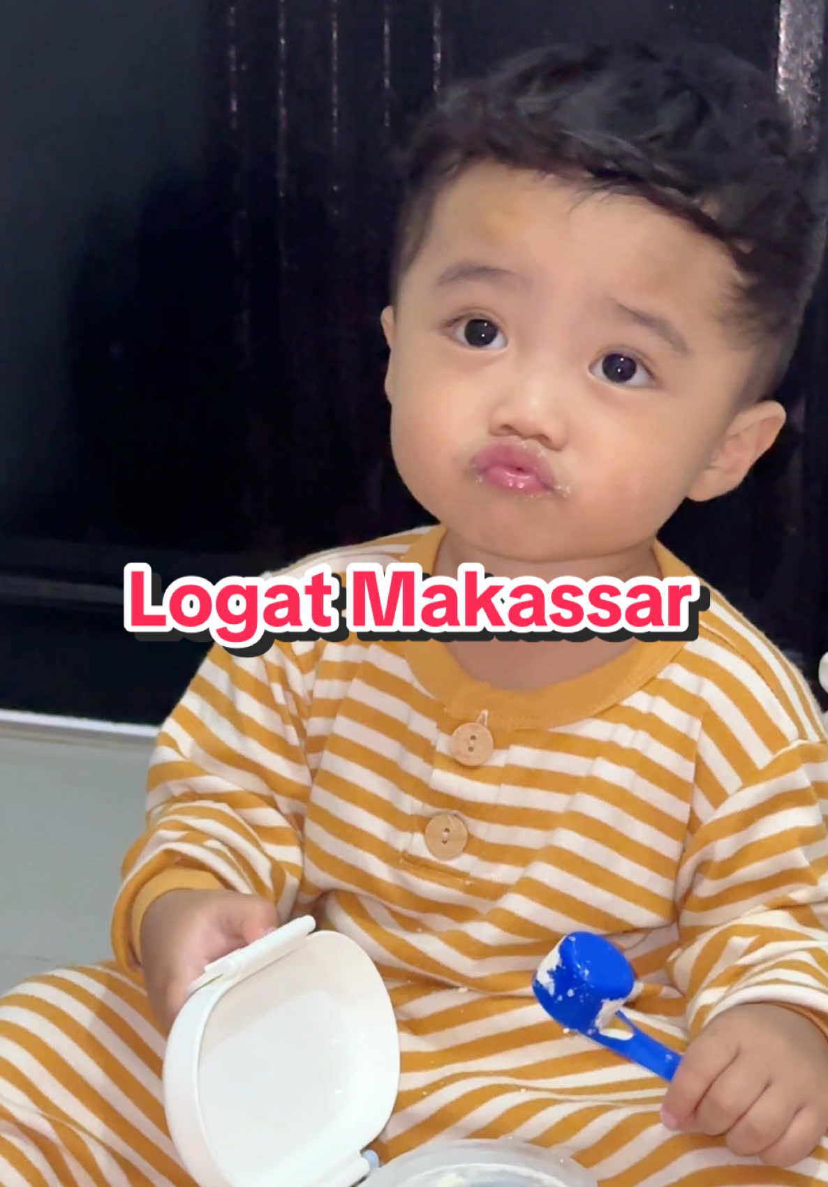 Logat makassarnya kental banget sejak dini