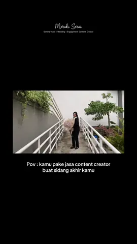 Big thanks buat kakaa cantik @mey 🥹💝 Dan buat warga magelang/ jogja/ pwt/ Banjarnegara/ purbalingga/ dan sekitarnya yang kagi butuh jasa content creator bisa bangett buat langsung cuss hubungi kamik yaa, pumpung tanggalnya masih ada slot🖐🏻🥰 #jasacontentcreator #fotowisudaoutdoor #untidar #weddingcontentcreator #sidangakhir 