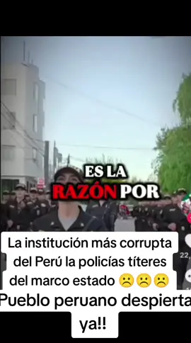 Policías gracias al narco estado es la institución más corrupta en Perú #policiacorruocion #noticia 