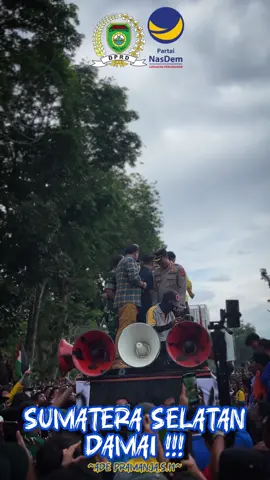 Terimakasih atas semangat, ketertiban dan perjuangan kalian🙏🏻 #adepramanja  #drpdsumateraselatan  #sumseldamai #demo  #fyp 