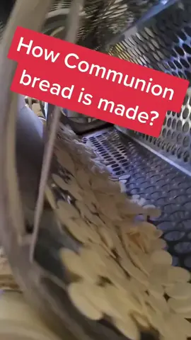 Every wondered how Holy Communion is made? #catholic #nuns #communion credit video IG reels sanctafamiliamedia 
