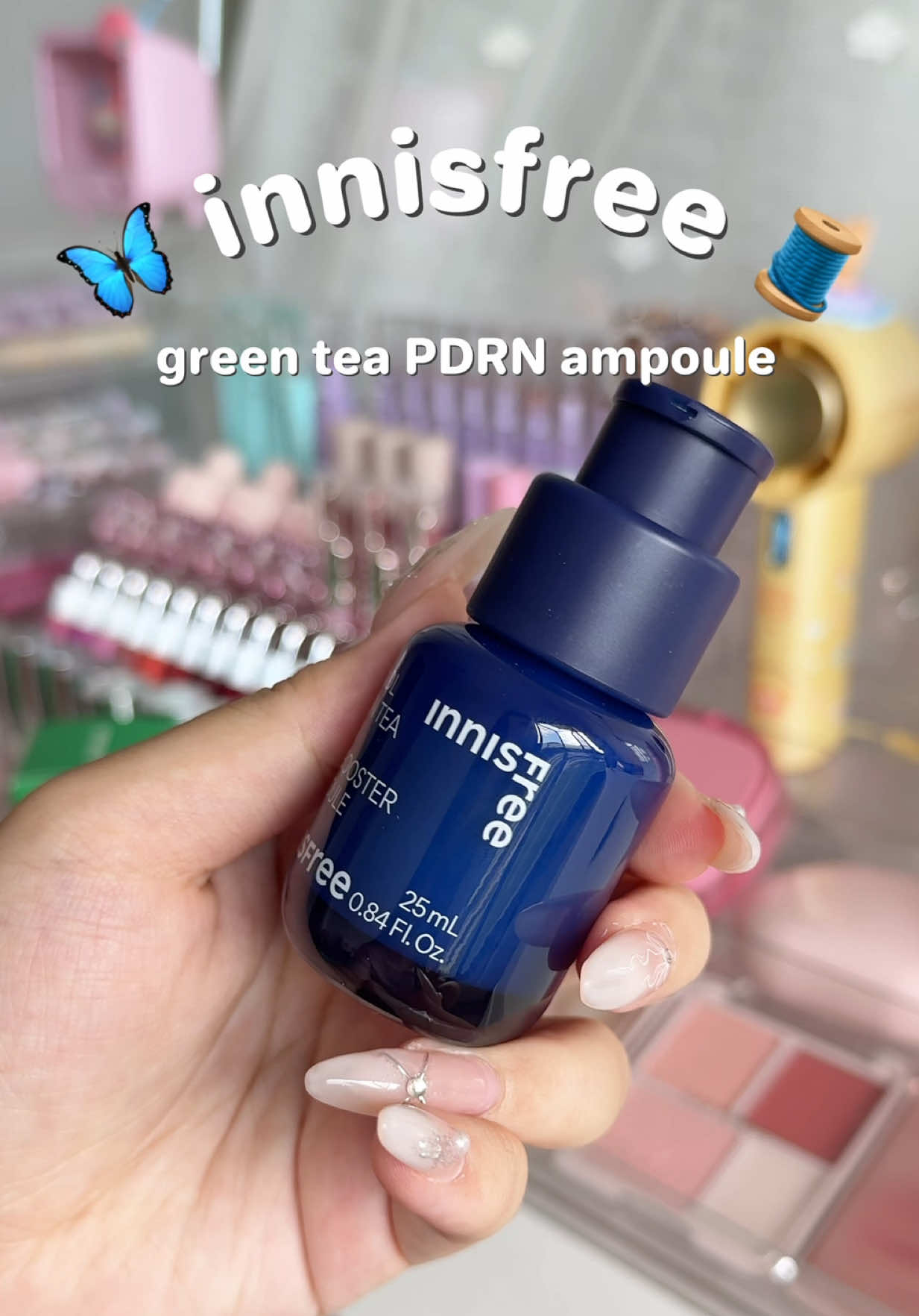 the secret to glowing from within! 💙 innisfree green tea PDRN skin booster ampoule is my best friend now! @INNISFREE Singapore @Innisfreeofficial #INNSFREESINGAPORE #INNISFREEPDRN#GreenteaPDRN#teamINNISFREE#koreanskincare 