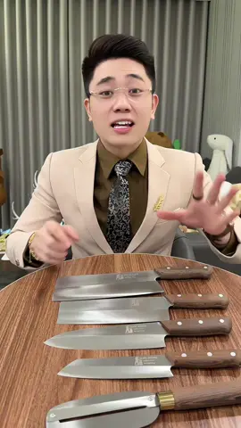 (Mua 3 tặng 2) Bộ dao cán ốp t