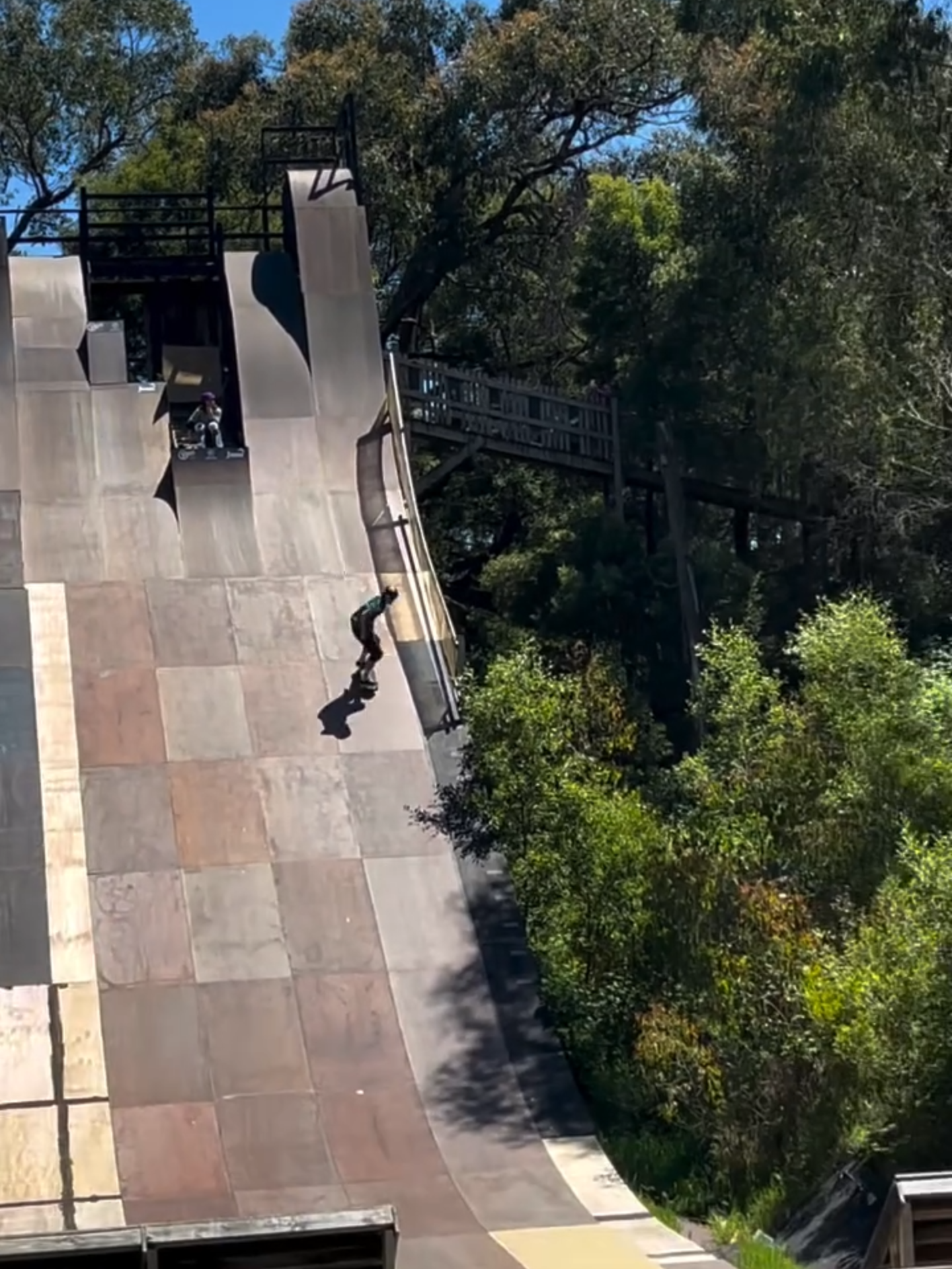 @keeferwilson shredding the Mega Ramp! #Unreel #Extreme #Skate #Skatinglife #Megaramp