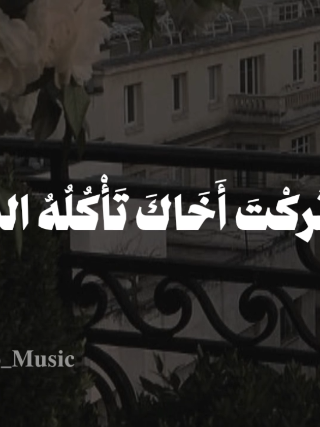 بدون موسيقى 🤎 #واذا_تركت_اخاك_تأكله_الذئاب #fypシ  #اناشيد #بدون_موسيقى #no_music 