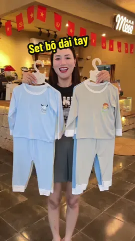 Set bộ dài tay thu đông cho bé #yennhanhnhen #thoitrangchobe #thoitrangtreem #bodaitaychobe #bothudongbetrai 