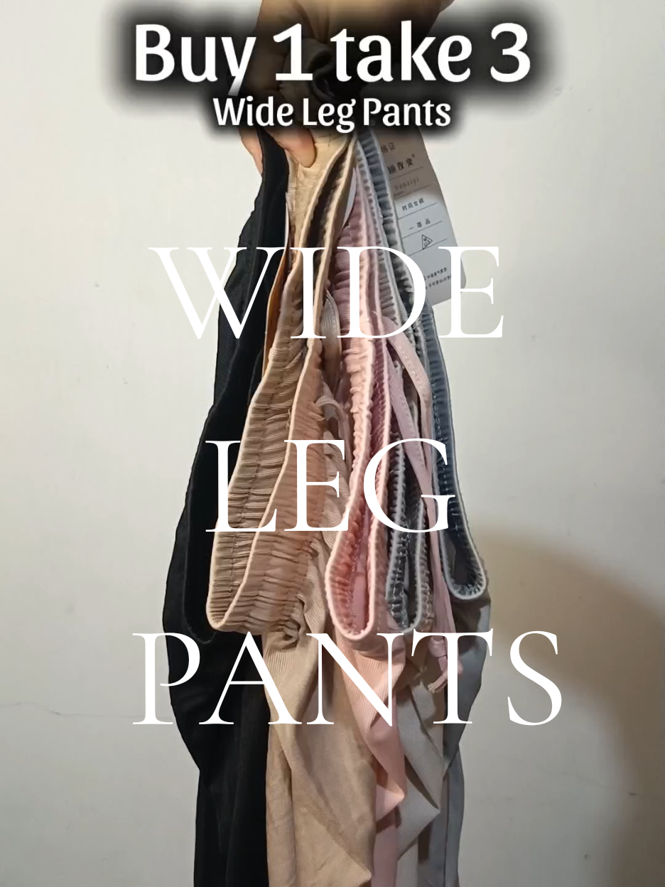 Hindi ka talaga mag sisisi sa quality 🤗 DISCLAIMER: Prices and product deals may change after the video is published. #widelegpants 