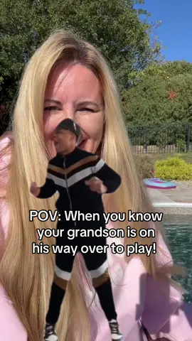 Nothing beats a little pool time with my grandson! Summer don’t leave us!!  Craving me some sunshine!  Check out my link in bio for fun sweatshirts and coordinating coffee mugs!  #genx #grandkids #ber  #sunshine #sweatshirt  