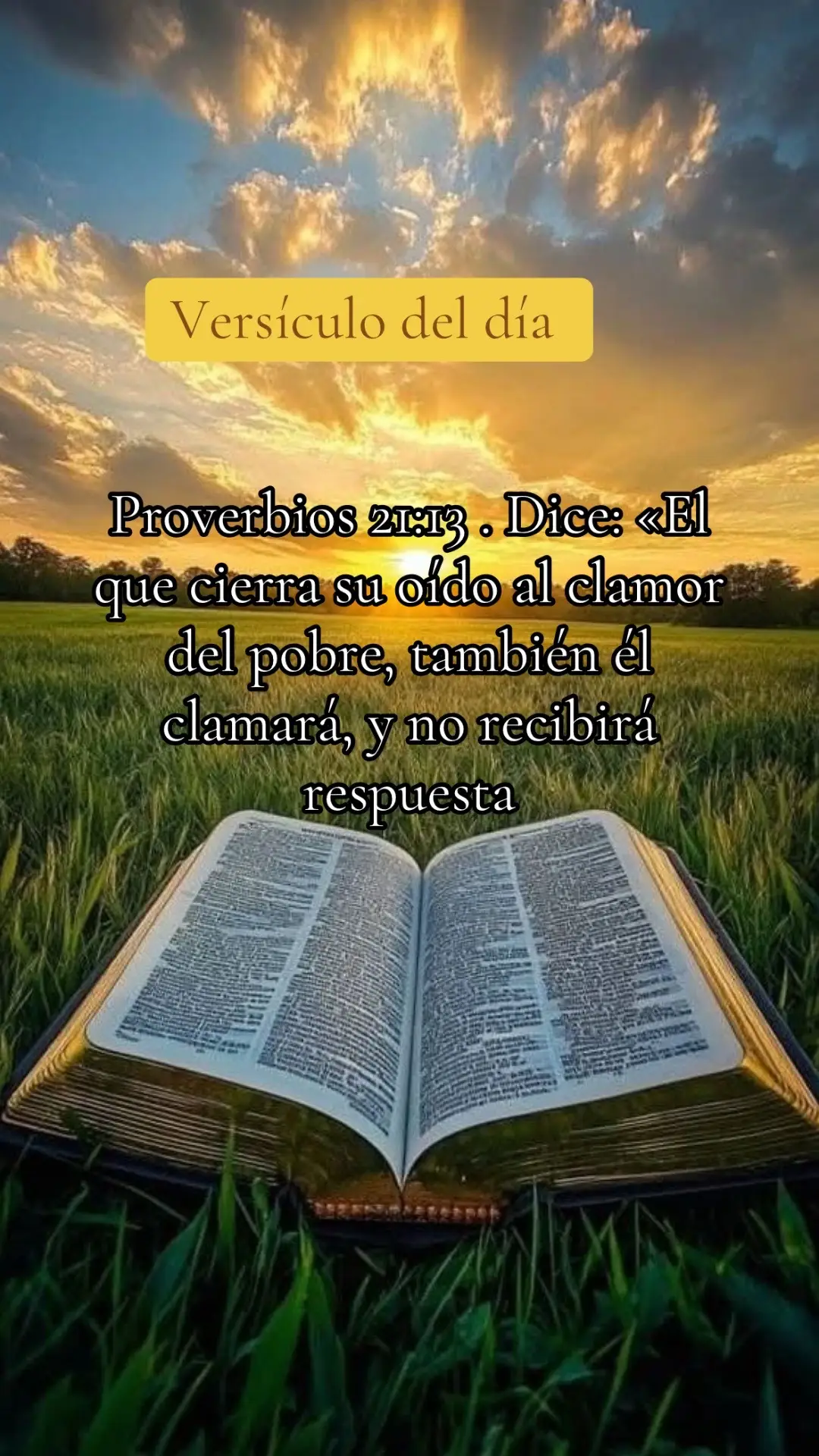 Este versículo nos enseña que cuando ignoramos la necesidad de los demás, especialmente de los más vulnerables, cerramos también la puerta a que Dios y otros escuchen nuestro propio clamor en el día de la angustia. La misericordia abre camino a la bendición, mientras que la indiferencia trae consecuencias. #Misericordia #AyudaAlPrójimo #CorazónCompasivo #AmorDeDios #EscuchaAlPobre amén 🙏 