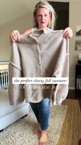 The cardigan that never goes out of style 🍁❄️ This solid color cable knit is cozy, timeless, and perfect for layering on crisp fall days or chilly winter nights. A true wardrobe staple you’ll wear all season long. ✨ #tiktokshopcreatorpicks #cableknitcardigan #falllayers #winterstyle #cozyfashion 