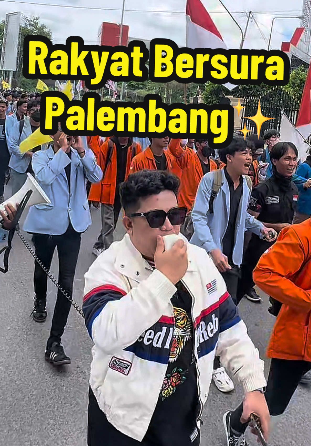 Palembang Damai 🫡 #demo #dpr #palembang 