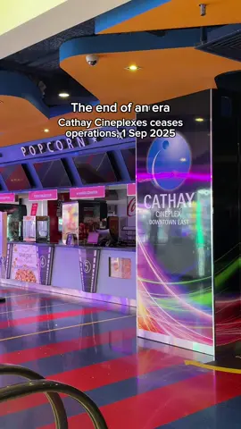 Last look at E!Hub’s Cathay Cineplex which had been screening movies for the east siders for years! The end of an era for this mainstay at Downtown East #tiktoksg #cinema 