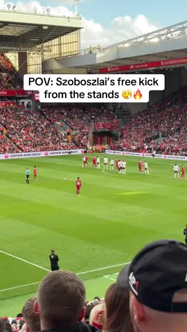 “I’ll film this one just incase” 😮‍💨🚀 #liverpoolfc #dominikszoboszlai #lfc #szoboszlai 