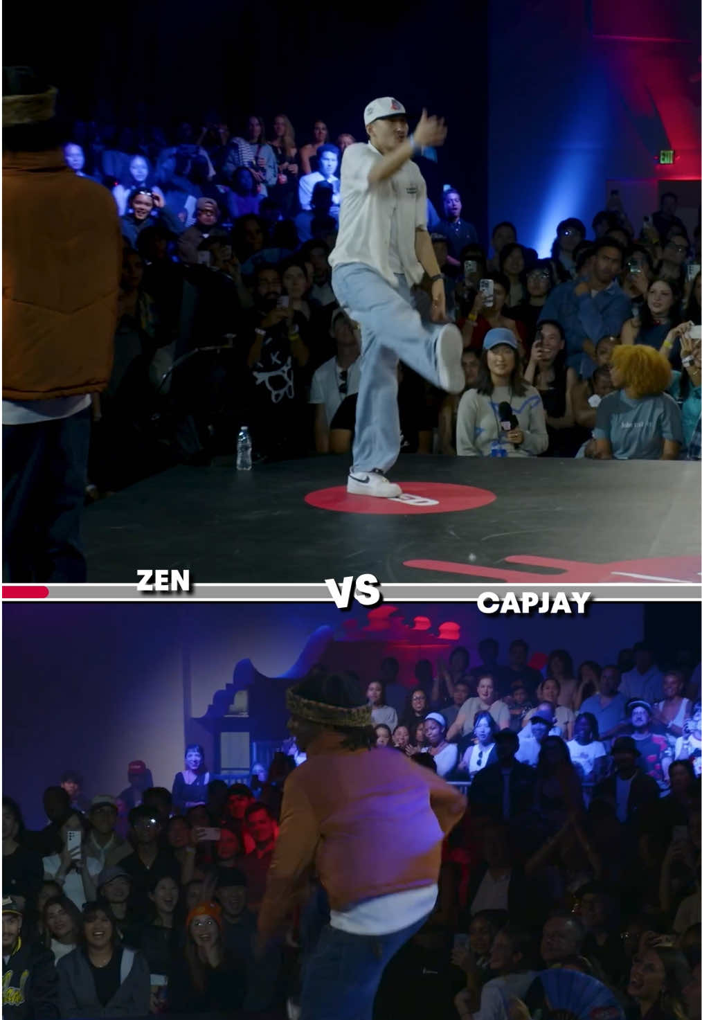 comment your fave! 🔴 Zen or 🔵 Capjay #dance #streetdance #dancer #dancebattle #redbulldanceyourstyle