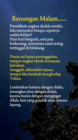 Renungan malam #bismilahfyp #story #qoutesislami 