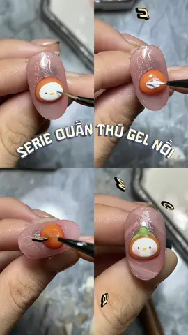 Quấn gel thú nổi#nails #chiasekinhnghiemnail #thúgelnổi #viralvideo #xuhuong 