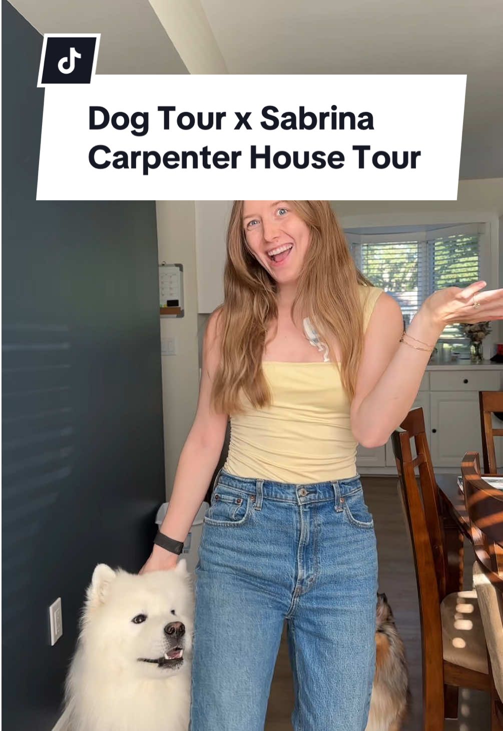 Don’t worry @Sabrina Carpenter we are celebrating the new album Man’s Best Friend with of course some of man’s best friends #dogsoftiktok #dogs #mansbestfriend🐶 #housetour #sabrinacarpenter 