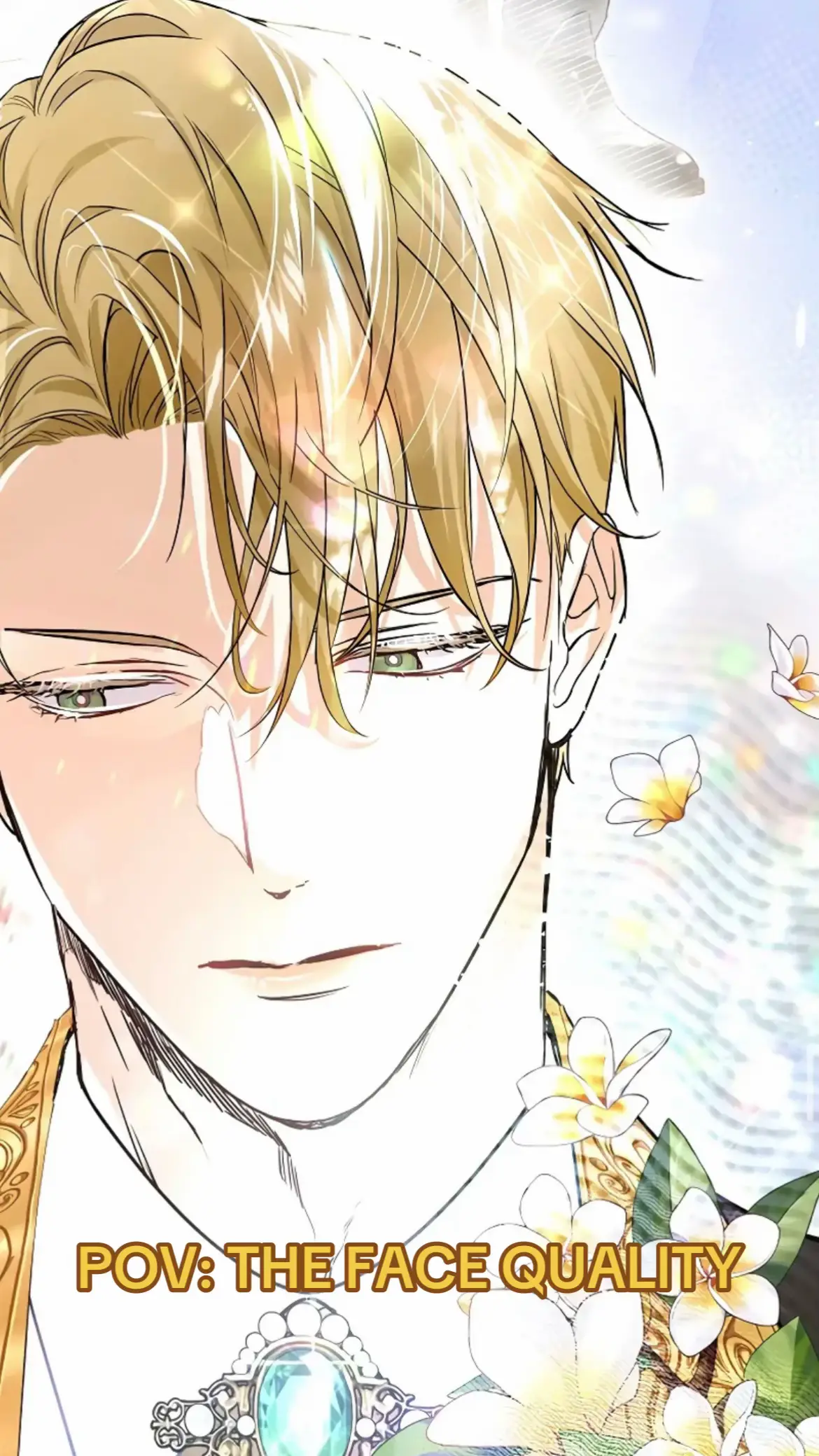 The story’s just starting, but they say he’s not the kind of male lead to break your heart?  Anyways, I was planning to collect more photos of him to share to you guys but I just wanna spread how handsome and beautiful the art is!  So here I am now posting what I’ve got not that much yet hahahaa  #manhwarecommendation  #manhwafyp  #manhwaedit #manhwaromance #handsome 