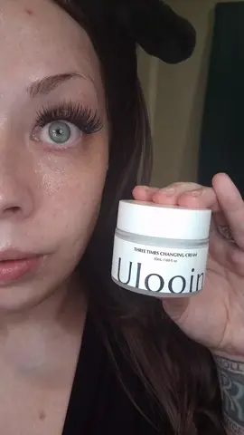 Thank you so much @Ulooin Global @Ulooin  This is Ulooin's Three Times Changing Cream Glass skin magic: my secret to instant long lasting glow with Ulooin! Three Times Changing Cream- Ceramide: Locks in moisture and strengthen skin barrier Chamomile extract: Fades blemishes for a more even complexion D-panthenol: Soothes irritation and calms redness. Lightweight Gel texture, turns into a watery sensation when applying it, and gives a velvety finish.  Ulooin brings professional level results to your daily skincare routine Products infused with essential ingredients for hydrated and rejuvenated skin Get yours today on Amazon  https://a.co/d/bkKHGXb #ulooin #3tcc #threetimeschangingcream #beautyhacks #bestkoreanskincare               