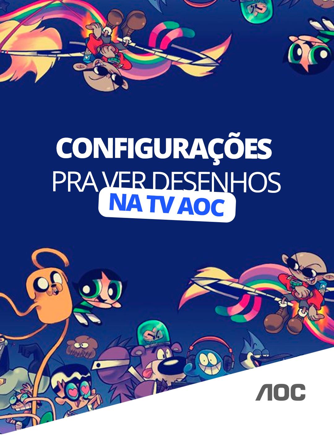 Tudo que é bom ainda pode melhorar! Junta as crianças (ou acorda sua criança interior) e vem descobrir as melhores configurações e streamings pra turbinar sua experiência vendo desenhos animados numa TV AOC 📺✨ ​ ​ #AOC #TV #SmartTV #configuraçoes #dicas #infantil