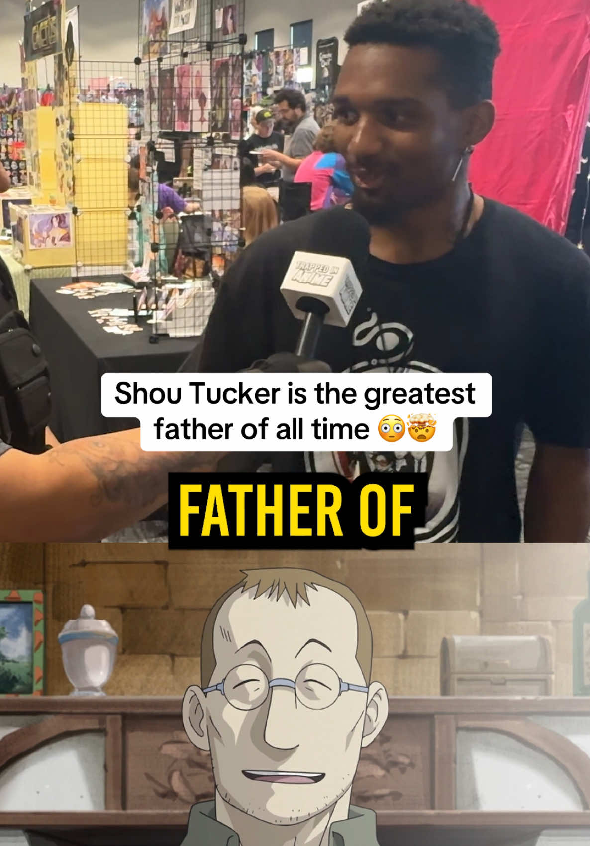 Did he change your mind about Shou Tucker?? #fmab #fullmetalalchemistbrotherhood #ozokucon  Anime hot takes filmed at @Ōzokucon 