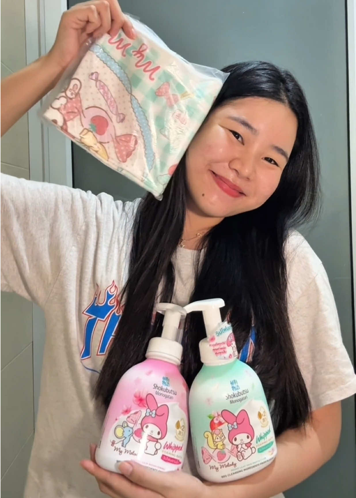 🛁 Shokubutsu X My Melody น่ารักมากกก🐰🎀✨ #Shokubutsu #ShokubutsuXMyMelody  #MyMelody #MyMelody50th #Sanrio  