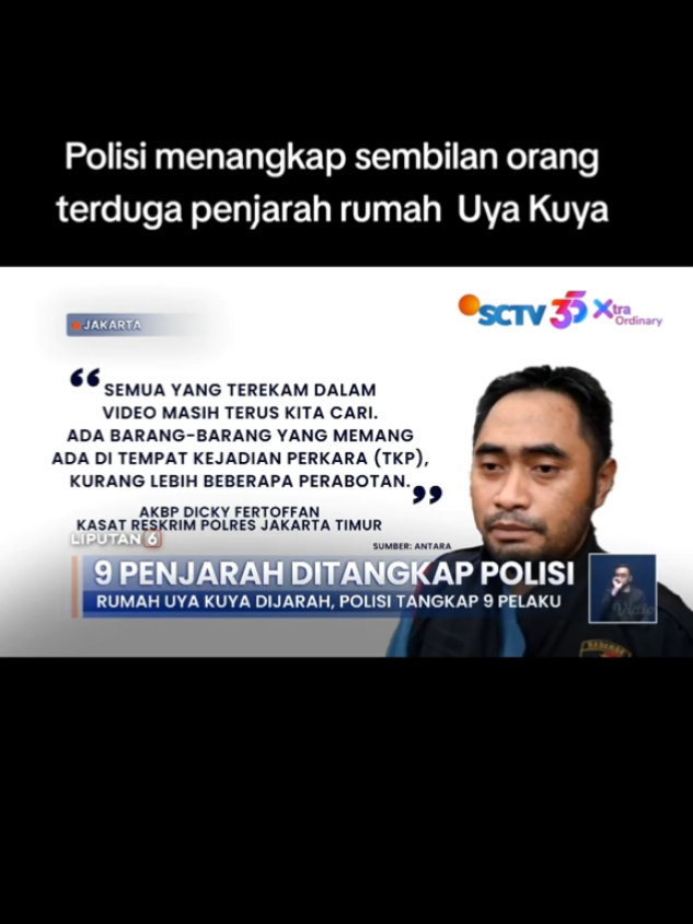 bagaimana menurut kalian ? polisi menangkap 9 orang terduga penjarah rumah Uya Kuya Senin 1/09/2025 #uyakuya #tersangka #beritahariini #viral #fyp 