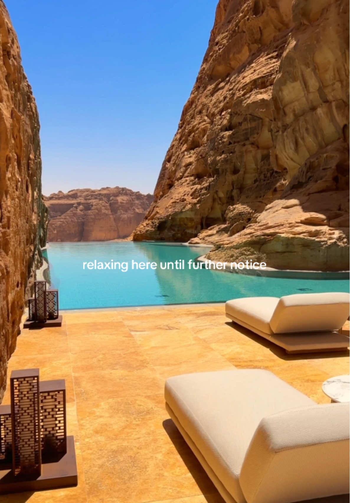 This and no one bothering me for 3-5 business days 👙 #banyantreealula #alula #alulamoments #beautifuldestinations #luxuryhotel @Banyantree AlUla 