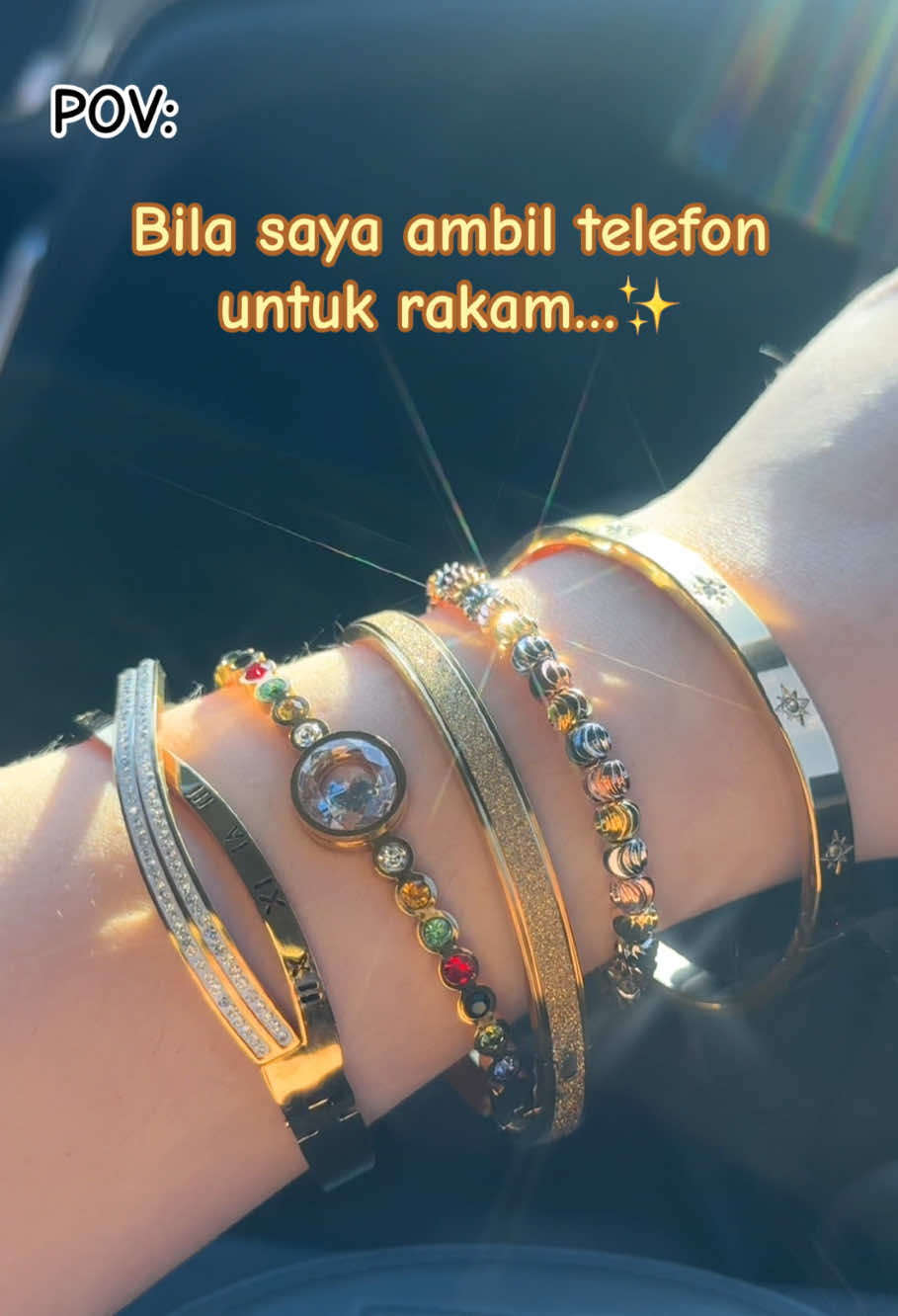Cantiknya!!!🥰✨#gelang #bangles #jewelry #bracelet #perhiasan 