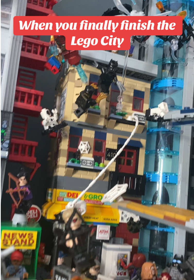 Lego Marvel City #lego #fyp #legomarvel #legotiktok #legotok 