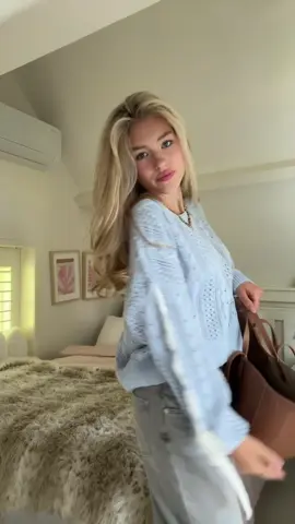 blue clothing items>>> 🩵🫐 #OOTD #cuteoutits #outfitinpo #girlygirl #sweaterstyle 