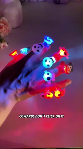 50pcs LED Lights Halloween Ring Light Up Pumpkin Skull Party Ring Gift,#halloween #ring #led #lights #gift 