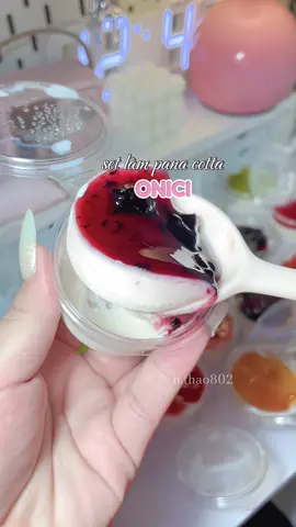 Set Pana cotta nhà ONCI siu ngon và dễ làm nha 🤤#onici #bepcuameonici #onicioheasy #pannacotta #pana 